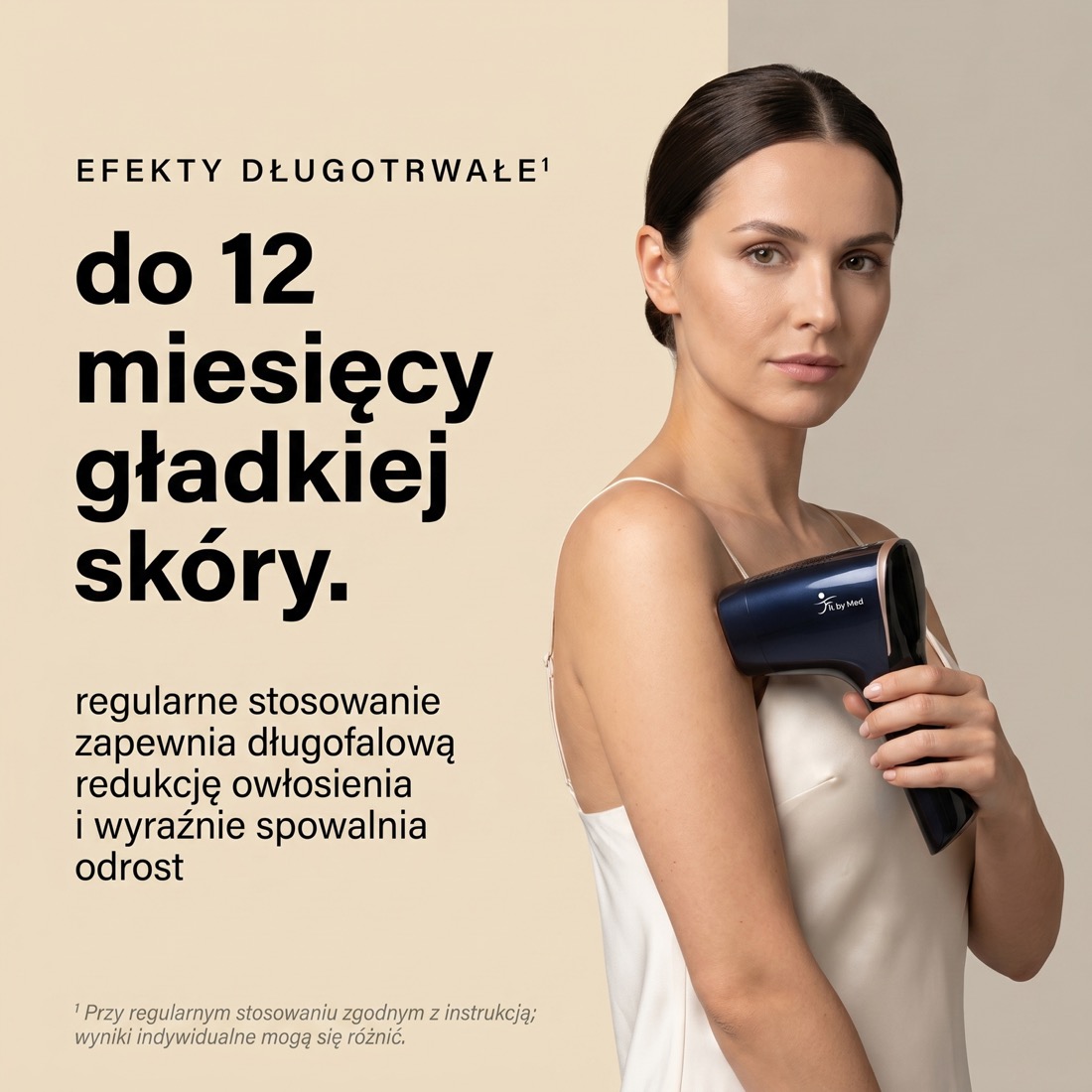 Efekt długotrwałej gładkości — do 12 miesięcy przy regularnym stosowaniu